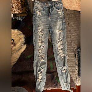 American Eagle distressed jeans